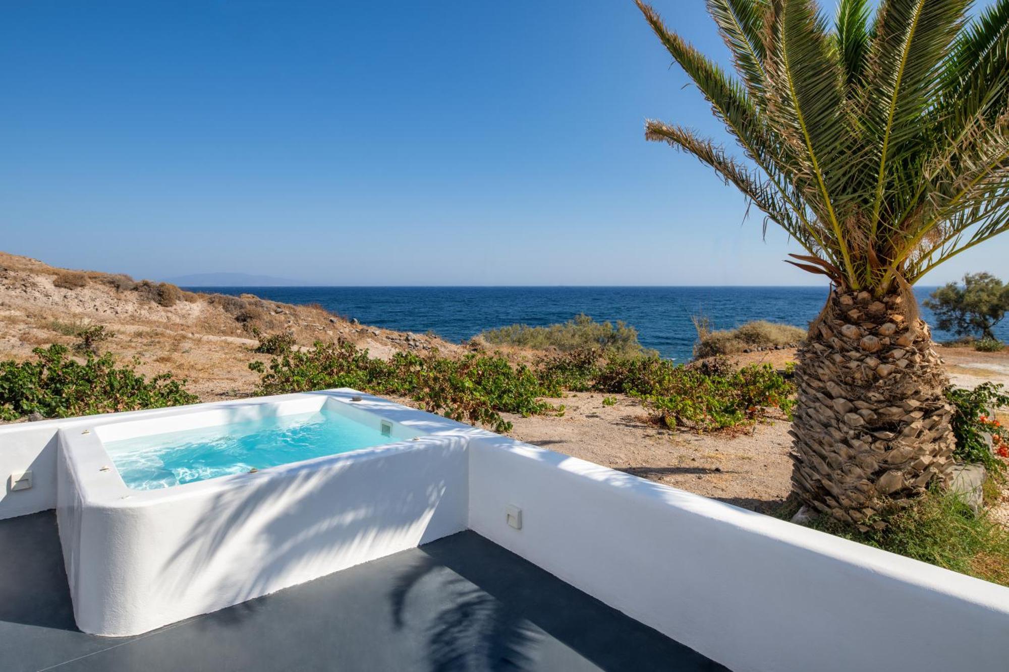 Peaceful Seafront Retreat In Santorini -Sonus Mare Beach Houses Vourvoúlos Exterior foto